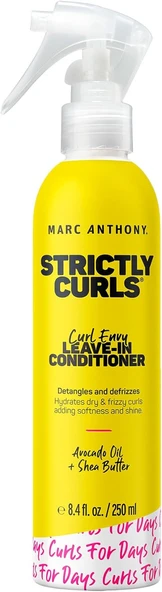 Marc Anthony Leave-In Conditioner, Strictly Curls - Shea Butter, E & Avocado Oil Softens & Defines Coarse Curls - Sulfate-Free Anti-Frizz Styling Product For Curly, & Wavy Hair ürün görseli 1