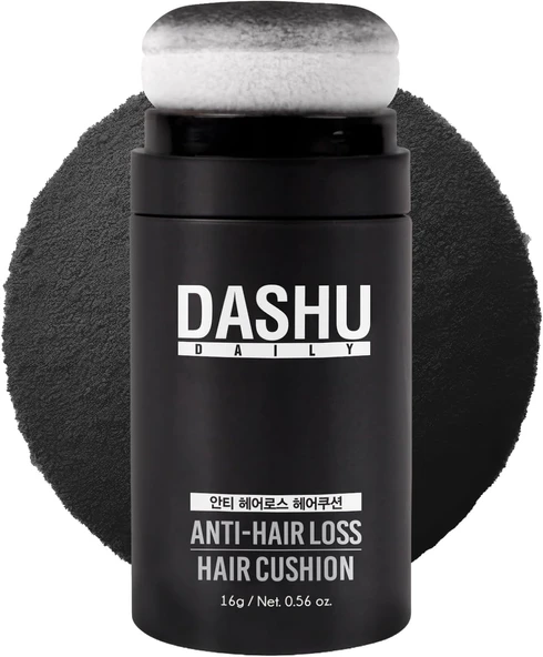 Dashu, Suya Tere Dayanıklı, Kapatıcı Siyah Saç Cushion Topik Daily Easy Cover Hair Cushion Black ürün görseli 1