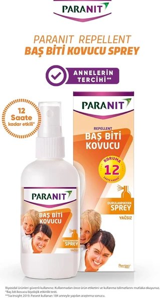 Baş Biti Kovucu Yağsız Sprey 100 Ml ürün görseli 1