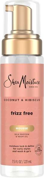 Shea Moisture Coconut & Hibiscus Kabarma Karşıtı Bukle Saç Köpüğü 222Ml U-707 ürün görseli 1