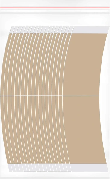Hold Bant Düz Şeritler Çift Taraflı Yapıştırıcı, 36 Parça (2,5 Cm X 7,6 Cm) (Oval ''C'' (2.0Cm X 7,5Cm)) ürün görseli 1
