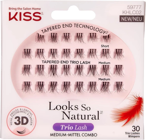 Kiss Haute Couture Trio Tekli Takma Kirpik ürün görseli 1