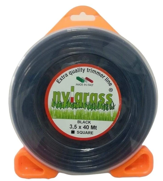 Nylgrass Tırpan Misinası Siyah Dörtköşe 3.5 mm 40 mt ürün görseli 1