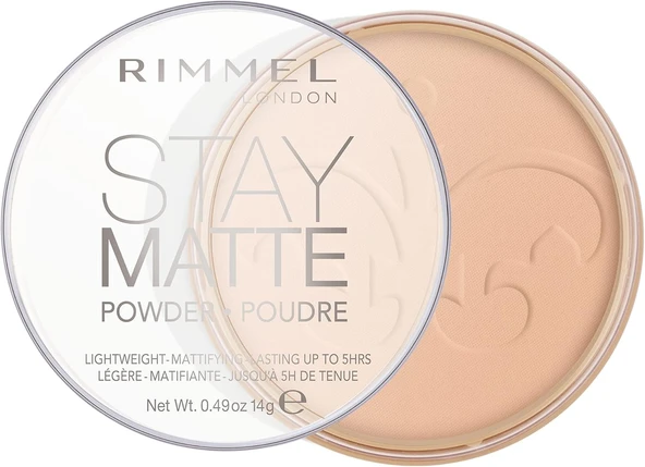 Rimmel London Stay Matte Pressed Powder Pudra 005-Silky Beige ürün görseli 1