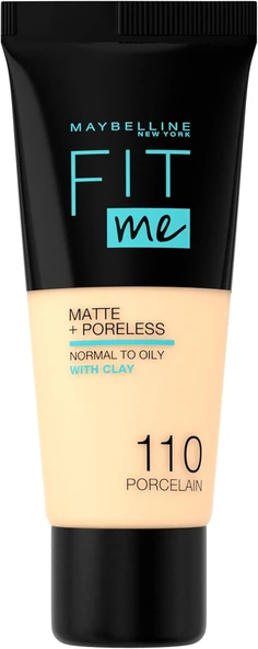 New York Me Matte+Poreless Fondöten - 110 Porcelain (30 Ml) ürün görseli 1