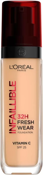 L'Oreal Paris Infaillible 32H Fresh Wear C Vitaminli Fondöten - 200 Sand 30 Ml ürün görseli 1