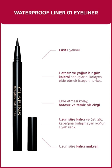Graphik Ink Liner 01 Intense Black Likit Eyeliner Siyah 0,4 Ml, 3380810313789 ürün görseli 1