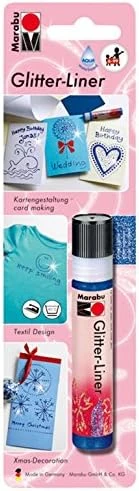 Marabu Glitter Liner 25Ml Blisterli Safir ürün görseli 1