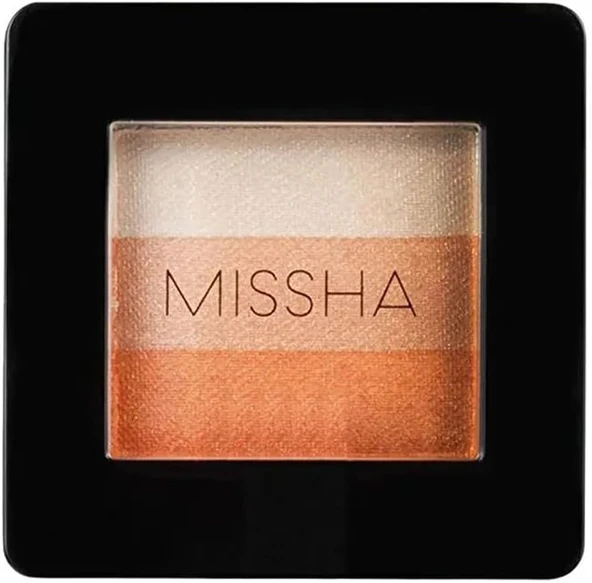 Missha Yumuşak Dokulu, Dökülme Yapmayan 3 Renkli Göz Farı Triple Shadow No.8 (Orange Parade) ürün görseli 1