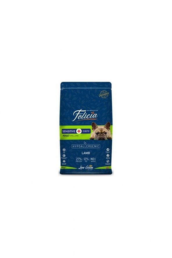 Felicia Az Tahıllı 6 Kg Yetişkin Kuzulu Small Mini HypoAllergenic Köpek Maması ürün görseli 1