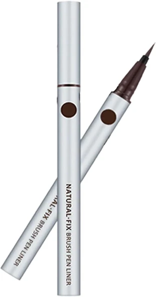 İnce Fırça Uçlu Kalem Eyeliner Fix Brush Pen Liner (Brown) ürün görseli 1