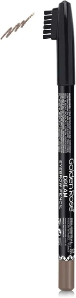 Eyebrow Pencil No: 306 Medium Ash - Şekillendirici Fırçalı Siyah Kaş Kalemi ürün görseli 1