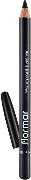 Mat Bitişli Suya Dayanıklı Göz Kalemi (Si̇yah) - Waterproof Eyeliner - 101 Black Ice - 8690604109012 ürün görseli 1