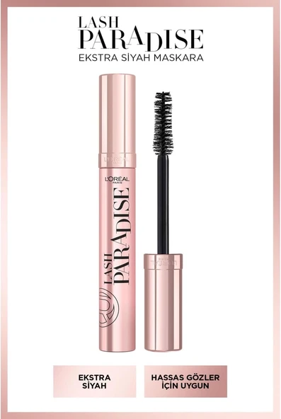 L'Oreal Paris Lash Paradise Siyah Maskara ürün görseli 1