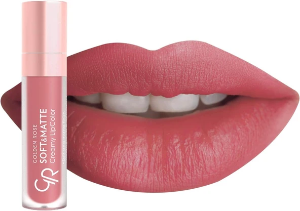 & Matte Creamy Lipcolor No: 108 - Kurutmayan Yumuşak Mat Likit Ruj ürün görseli 1