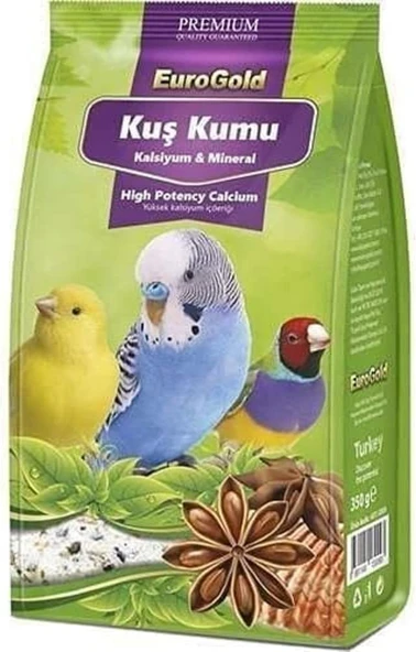 Eurogold Kuş Kumu, Doğal İçerik, Sindirimi Destekler, 350 Gr ürün görseli 1