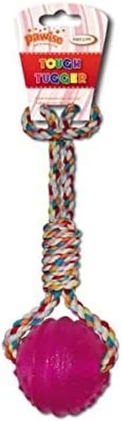 Pawise Kemirme İpli Top Oyuncağı 20 Cm ürün görseli 1