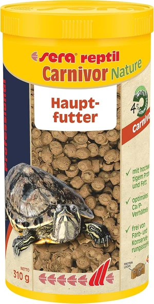 Sera Reptil Etçil Sürüngen Yemi Carnivor 1000 Ml (310Gr) ürün görseli 1