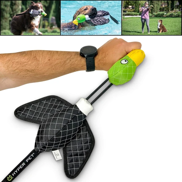 Hyper Pet Uçan Ördek Sapan Mekanizmalı Oyuncağı (Large) – Fırlat & Getir – Suda Yüzer ürün görseli 1