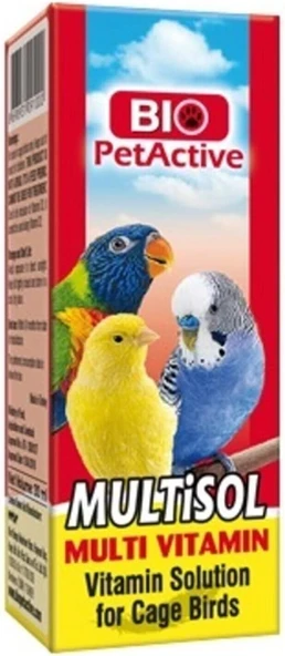 Deepfix Biopet Kuşlar İçin Multi Vitamin, Multisol ürün görseli 1