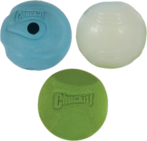 Chuckit! Fetch Medley (Gen 2) 3'Lü Oyun Topu Seti (Küçük Boy) ürün görseli 1