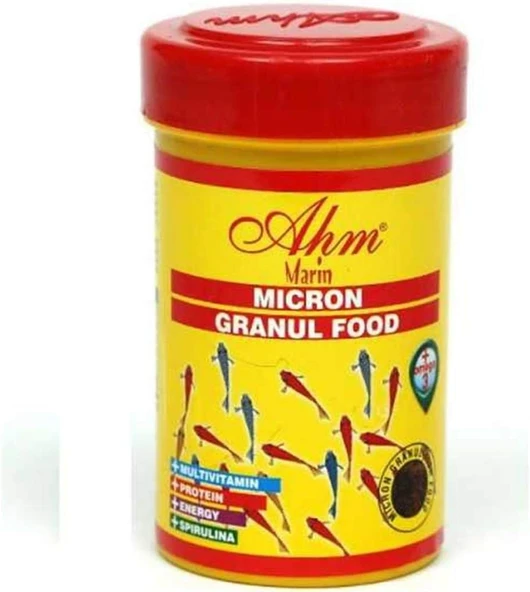 Ahm Micron Granul Food 100 Ml Balık Yemi ürün görseli 1