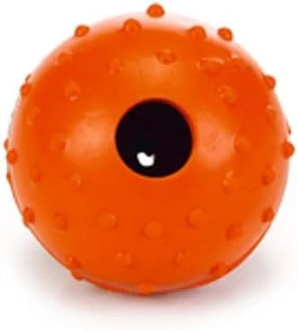 Beeztees Oyuncağı, Ödül Oyun Topu, Kauçuk, Turuncu, 5Cm ürün görseli 1