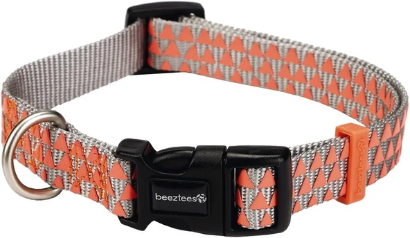 Beeztees Boyun Tasması, Gri Turuncu, 35-50Cm ürün görseli 1