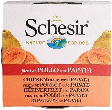 Schesir Yetişkin Konservesi 150 Gr Tavuk Etli + Papaya ürün görseli 1