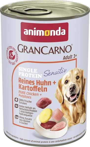 Animonda Gran Carno Tavuk Etli Patatesli Yetişkin Konservesi 400 Gr ürün görseli 1