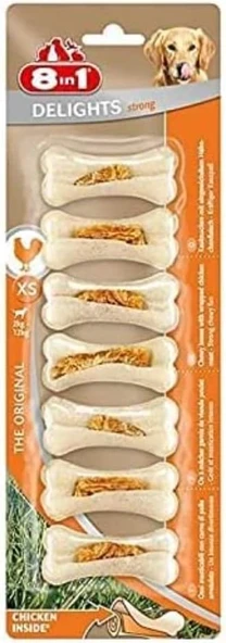 8In1 Delights Strong Xs Boy Kemik 7'Li, 140 Gr Ödülü ürün görseli 1