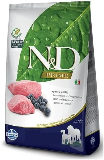 N&D Prime Kuzu Adult Med.Maxi, 2.5 Kg ürün görseli 1