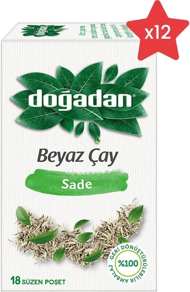 Dogadan Beyaz Çay Sade X 12 ürün görseli 1