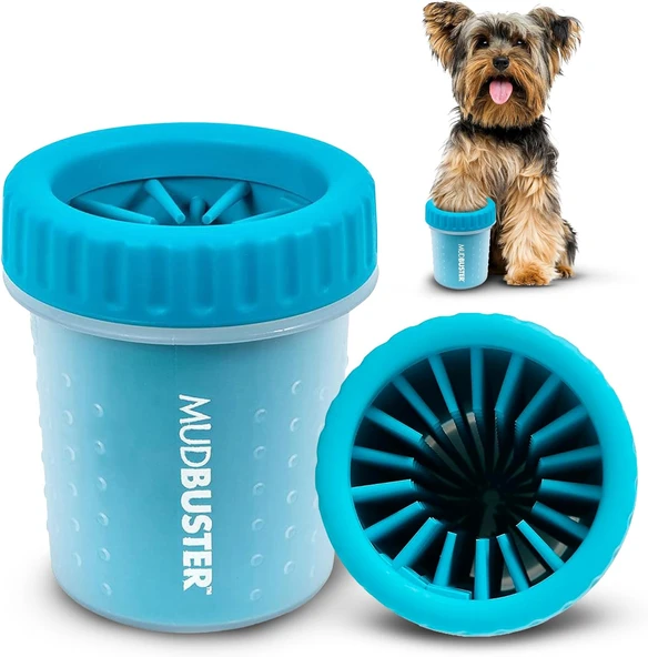 Dexas Mudbuster Taşınabilir Patisi Temizleyici, S Beden, Mavi, Pw700312 ürün görseli 1