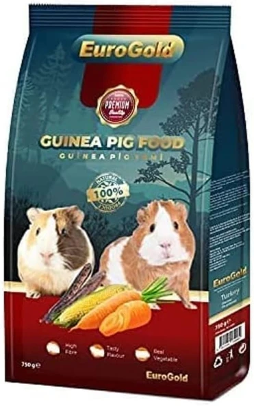 Eurogold Guinea Pig Yemi, Kurutulmuş Sebzeli, 750 Gr ürün görseli 1