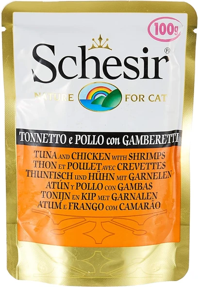 Cat 100 G Pouchton Balikli, Tavuklu Karidesli ürün görseli 1