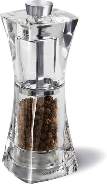 Cole & Mason H37401P Crystal Karabiber Değirmen 125 Mm Akrilik ürün görseli 1