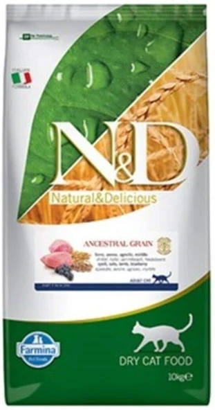 N&D Ancestral Grain Kuzu, Kılçıksız Buğday, Yulaf & Yaban Mersini Yetişkin ürün görseli 1