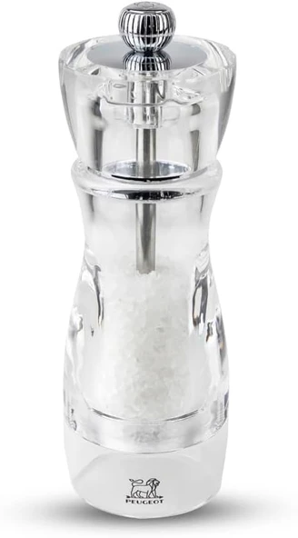 Peugeot 18238 Vittel Tuz Değirmeni Akrilik, 4,9 X 4,9 X 16 Cm, Şeffaf ürün görseli 1