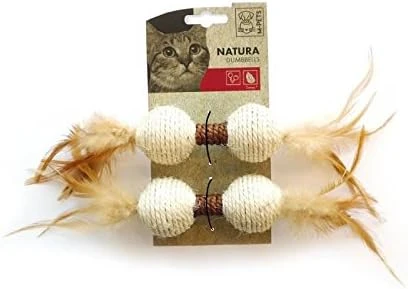 M-Pets Natura Dumbbells Kedi̇ Oyuncaği Mi̇x Color ürün görseli 1