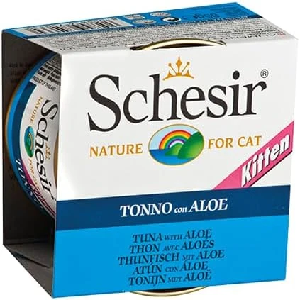 Schesir Kitten Ton Balıklı Aloeveralı Yavru Konservesi 85 Gr ürün görseli 1