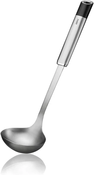 Gefu Ladle Primeline, L 33,5 Cm, B 9 Cm, Gümüş/Siyah ürün görseli 1