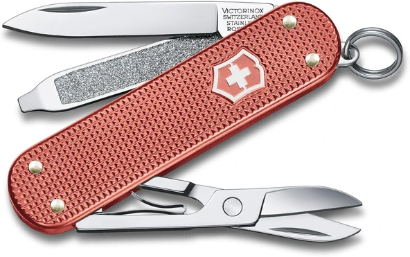 Victorinox İsviçre Çakısı Küçük Klasik Sd Alox Limited Edition 2025, Multitool, İsviçre Çakısı, 5 Fonksiyon, Bıçak, Makas, Kırmızı ürün görseli 1