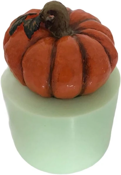 Küçük Kabak Silikon Mum Kalıbı 8.5X8.5X6 Cm ürün görseli 1