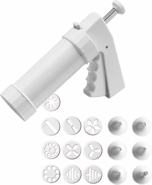 Kaiser Gebaeckpresse 200 Ml Pâtisserie 10 Designscheiben 6 Garniertuellen Kolay Tek Kullanım ürün görseli 1