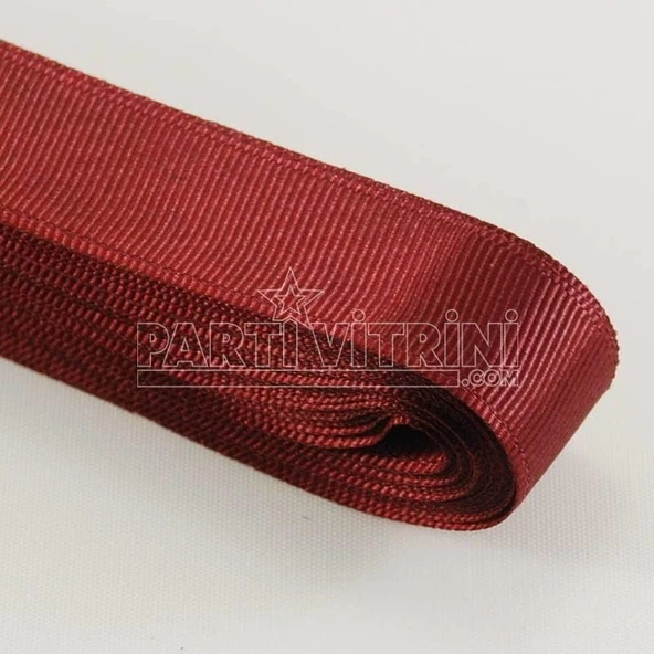 Bordo Grogren Kurdela 2 Cm. X 10 Metre (Bordo) ürün görseli 1