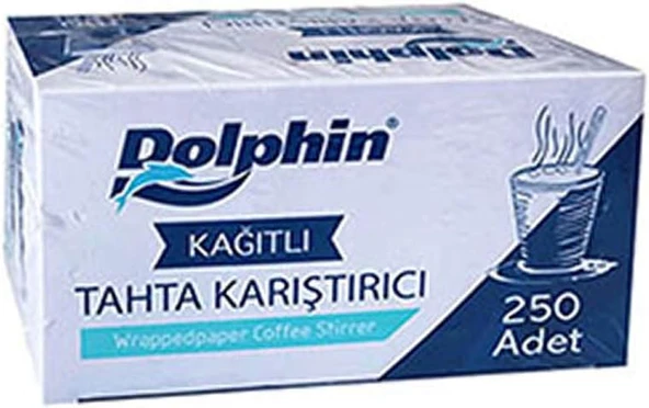 Dolphin Kağıtlı Tahta Karıştırıcı 250Li Natürel ürün görseli 1