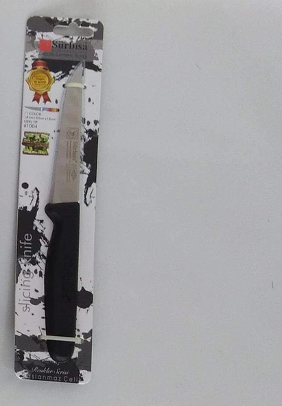 Sürmene Sürbisa 61004 Küçük Mutfak Sebze Bıçağı 9,5 Cm Kırmızı Renk ürün görseli 1