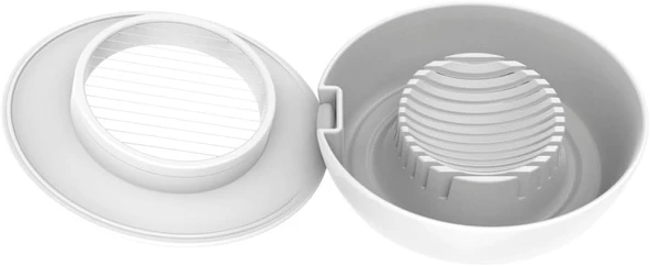 Fiskars Yumurta Kesici, Plastik/Paslanmaz Çelik, 13,3 X 12 X 4,2 Cm, Fonksiyonel Şekil, Beyaz, 1016126 ürün görseli 1