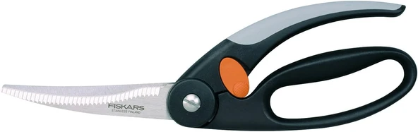 Fiskars Kümes Hayvanı Makası, Toplam Uzunluk: 25 Cm, Kaliteli Çelik/Plastik, Fonksiyonel Şekil, 1003033 ürün görseli 1